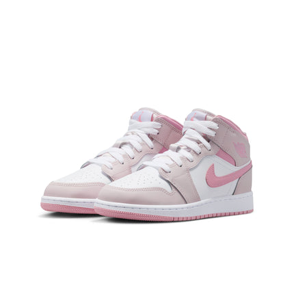 Air Jordan Big Kids 1 Mid - Pearl Pink