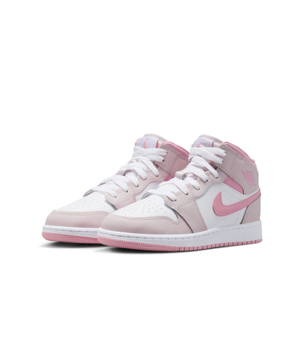 Air Jordan Big Kids 1 Mid - Pearl Pink