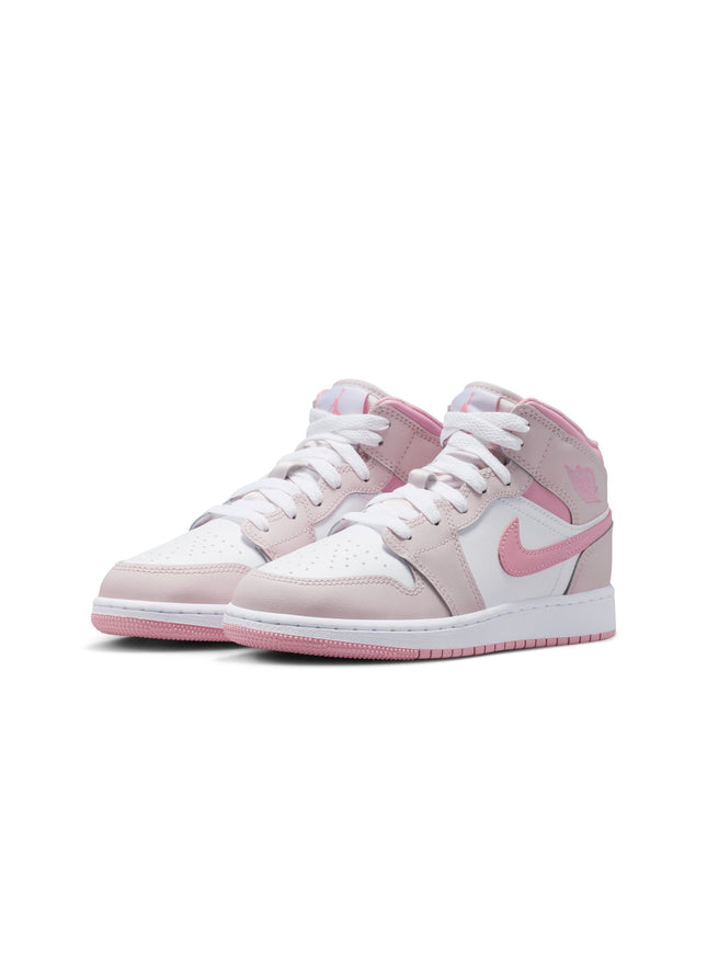 Air Jordan Big Kids 1 Mid - Pearl Pink
