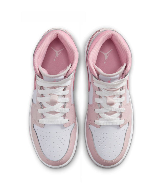 Air Jordan Big Kids 1 Mid - Pearl Pink