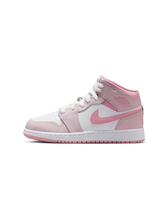 Air Jordan Big Kids 1 Mid - Pearl Pink