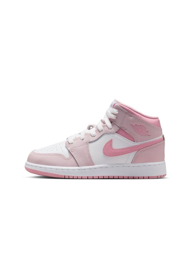 Air Jordan Big Kids 1 Mid - Pearl Pink