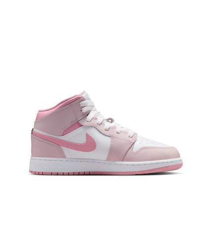 Air Jordan Big Kids 1 Mid - Pearl Pink