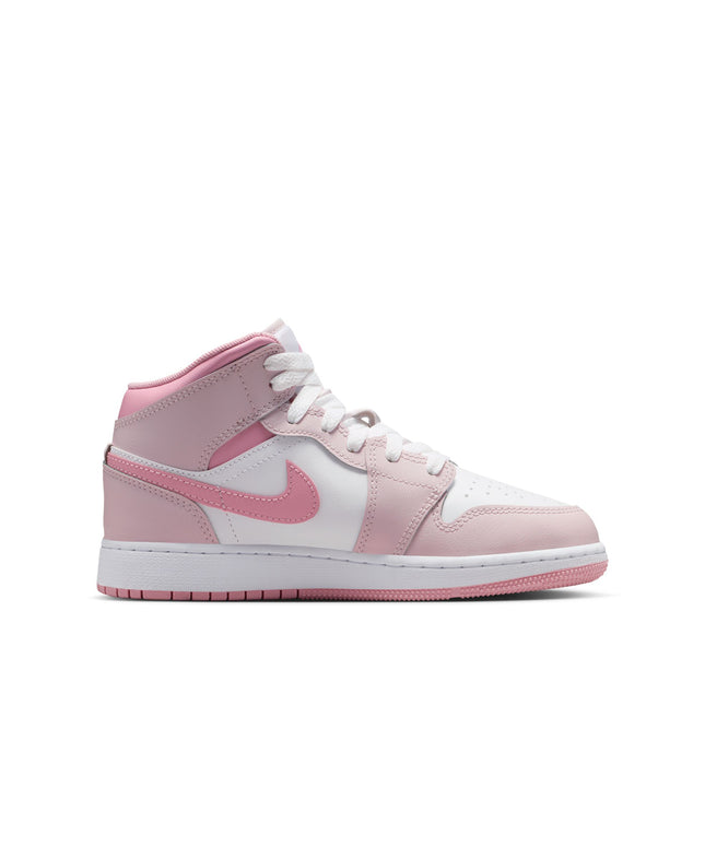 Air Jordan Big Kids 1 Mid - Pearl Pink