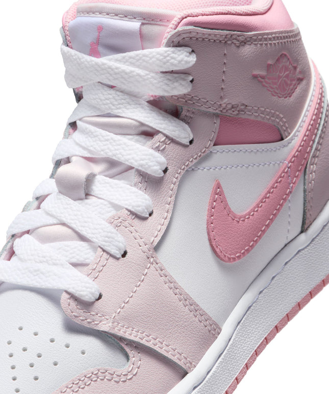 Air Jordan Big Kids 1 Mid - Pearl Pink