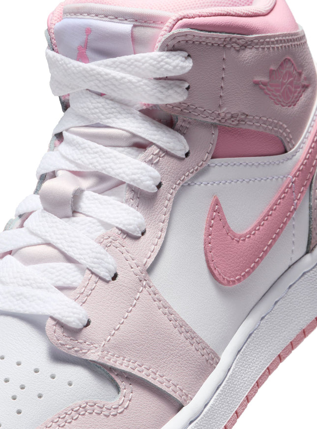Air Jordan Big Kids 1 Mid - Pearl Pink