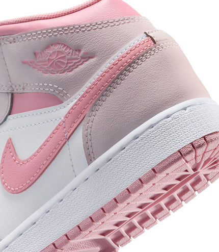 Air Jordan Big Kids 1 Mid - Pearl Pink