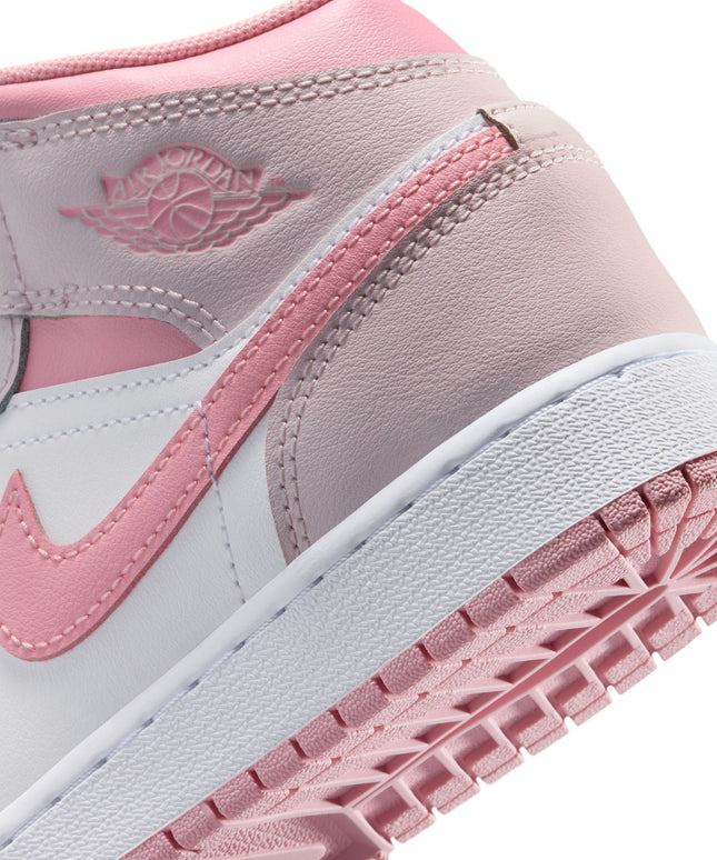 Air Jordan Big Kids 1 Mid - Pearl Pink