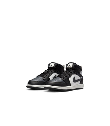 Air Jordan (PS) 1 Mid - Black/Off Noir