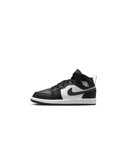 Air Jordan (PS) 1 Mid - Black/Off Noir