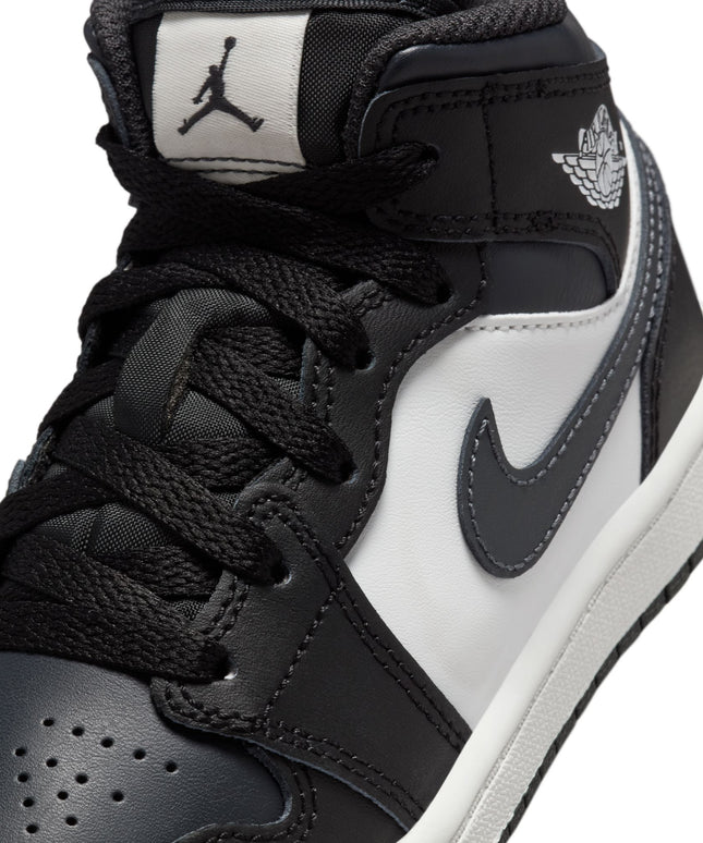 Air Jordan (PS) 1 Mid - Black/Off Noir