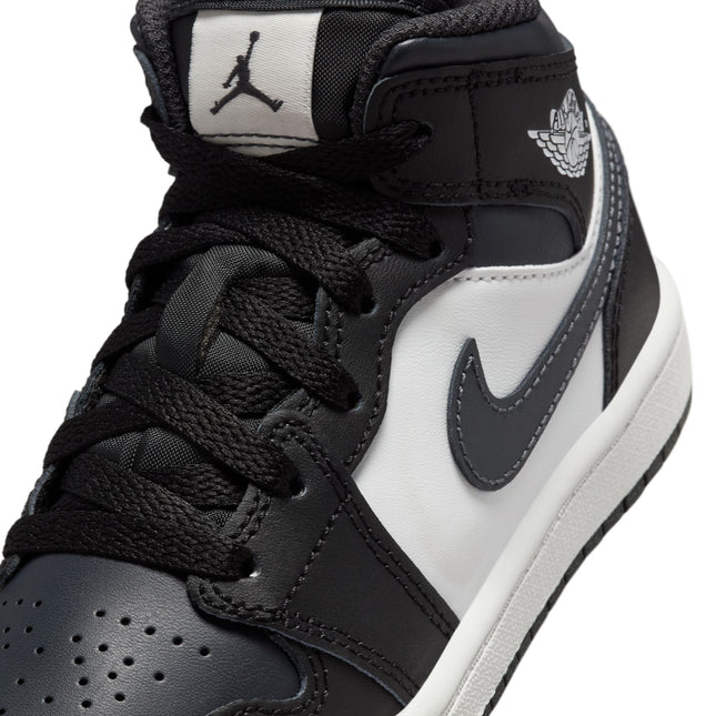 Air Jordan (PS) 1 Mid - Black/Off Noir