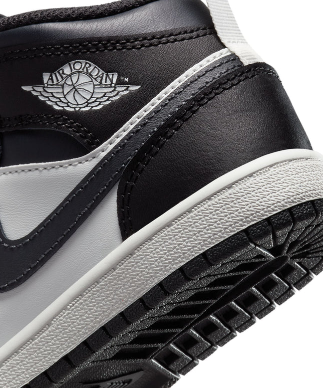 Air Jordan (PS) 1 Mid - Black/Off Noir