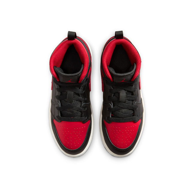 Air Jordan (PS) Jordan 1 Mid - Black/Varsity Red