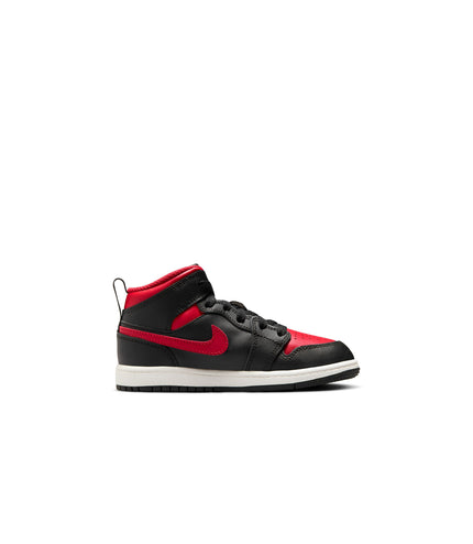 Air Jordan (PS) Jordan 1 Mid - Black/Varsity Red