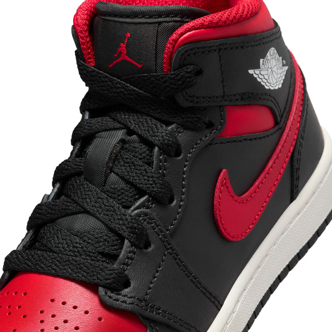 Air Jordan (PS) Jordan 1 Mid - Black/Varsity Red