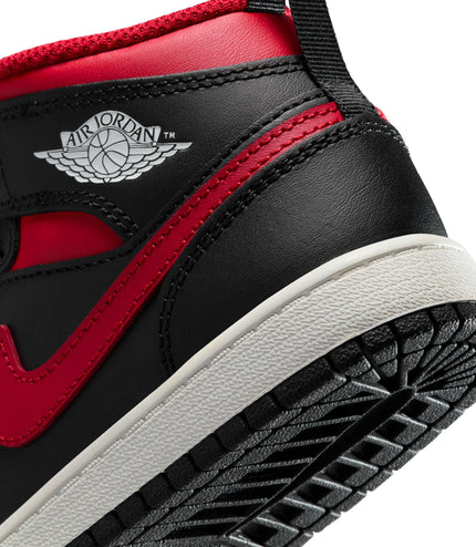 Air Jordan (PS) Jordan 1 Mid - Black/Varsity Red