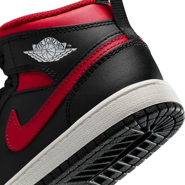 Air Jordan (PS) Jordan 1 Mid - Black/Varsity Red