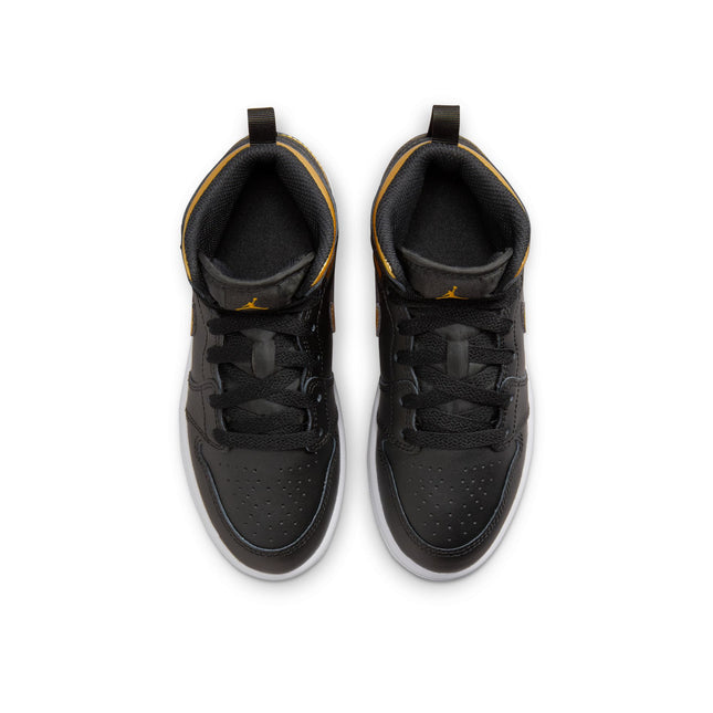 Air Jordan (PS) 1 Mid - Black/Metallic Gold