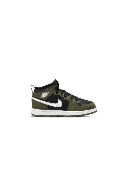 Air Jordan (PS) 1 Mid - Sequoia Black