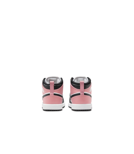 Air Jordan (PS) 1 Mid - White/Rust Pink