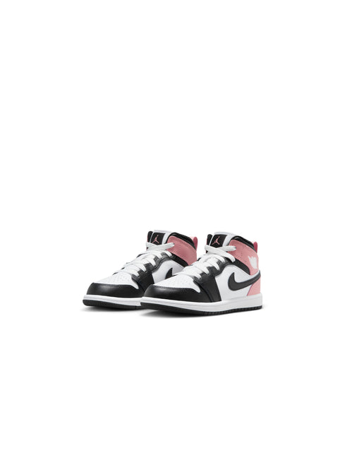 Air Jordan (PS) 1 Mid - White/Rust Pink