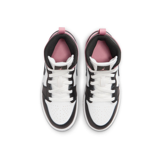 Air Jordan (PS) 1 Mid - White/Rust Pink