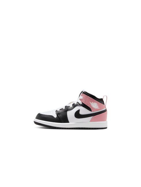 Air Jordan (PS) 1 Mid - White/Rust Pink