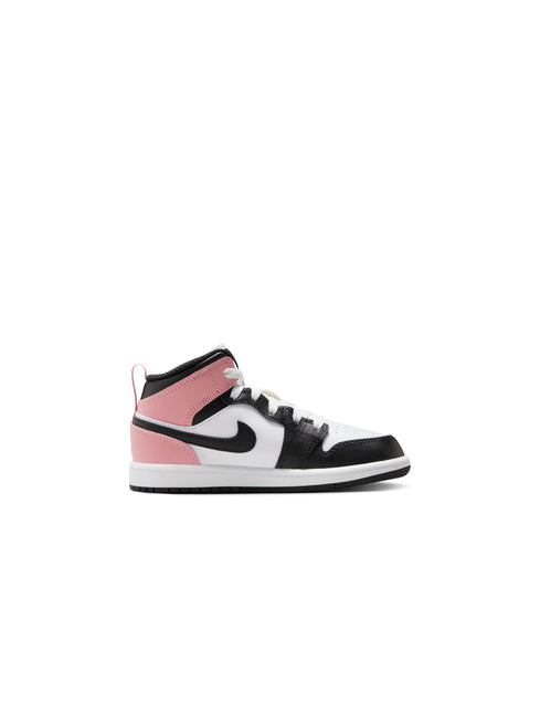 Air Jordan (PS) 1 Mid - White/Rust Pink