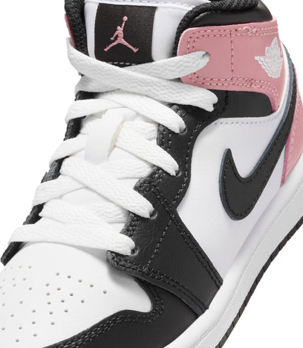 Air Jordan (PS) 1 Mid - White/Rust Pink
