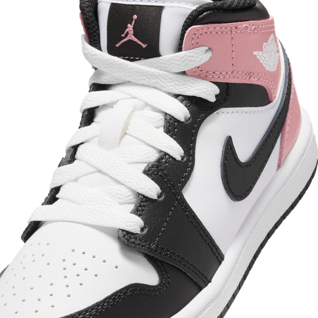 Air Jordan (PS) 1 Mid - White/Rust Pink