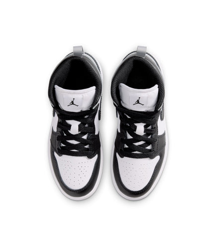 Air Jordan (PS) Jordan 1 Mid - White/Smoke Grey