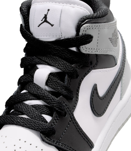 Air Jordan (PS) Jordan 1 Mid - White/Smoke Grey