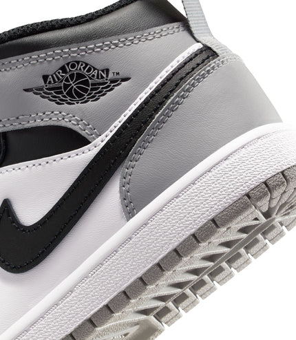 Air Jordan (PS) Jordan 1 Mid - White/Smoke Grey