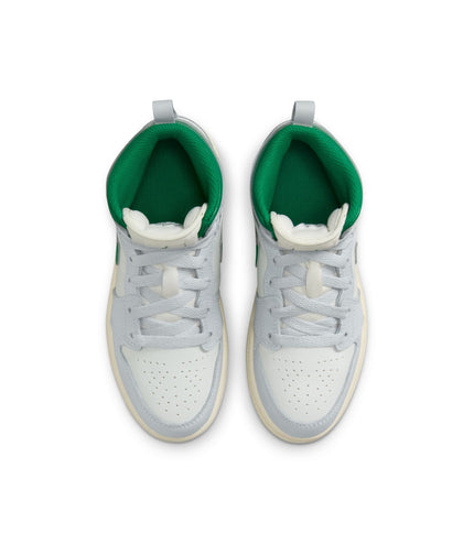 Air Jordan (PS) 1 Mid - Summit White/Pine Green