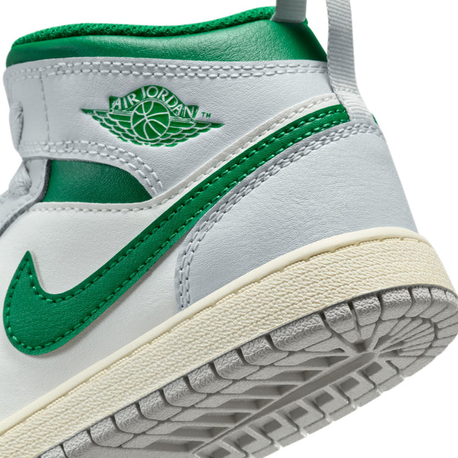 Air Jordan (PS) 1 Mid - Summit White/Pine Green