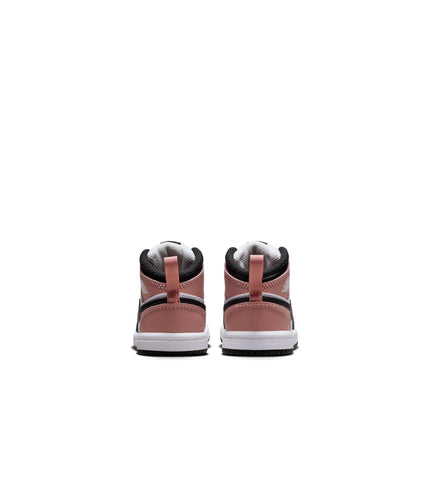 Air Jordan (TD) 1 Mid - White/Rust Pink