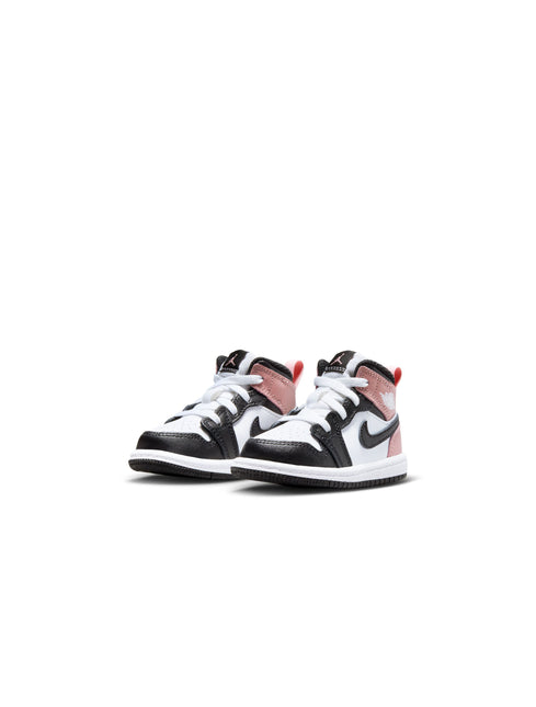 Air Jordan (TD) 1 Mid - White/Rust Pink