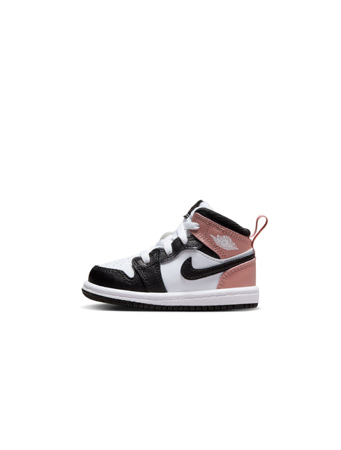 Air Jordan (TD) 1 Mid - White/Rust Pink