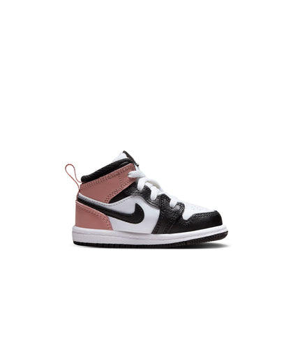 Air Jordan (TD) 1 Mid - White/Rust Pink