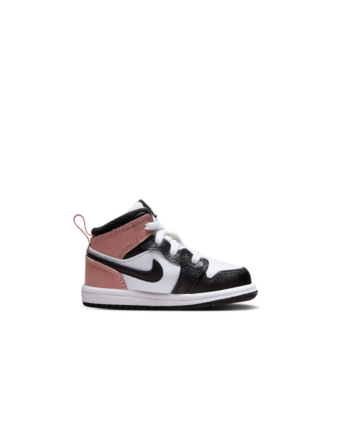 Air Jordan (TD) 1 Mid - White/Rust Pink