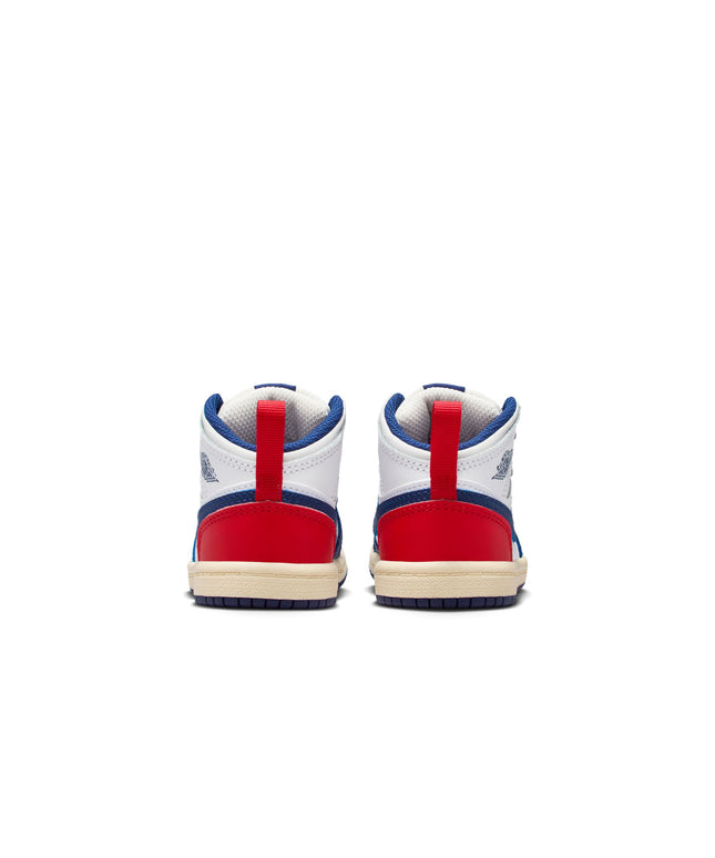 Air Jordan (TD) 1 Mid - White/Deep Royal