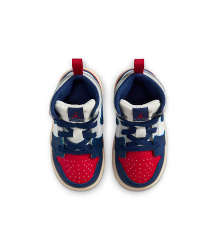 Air Jordan (TD) 1 Mid - White/Deep Royal