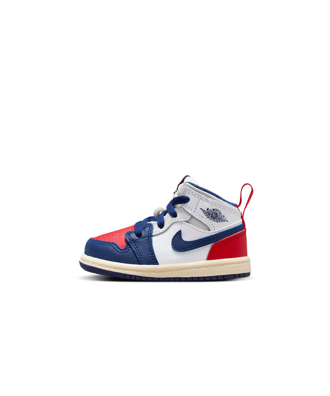 Air Jordan (TD) 1 Mid - White/Deep Royal
