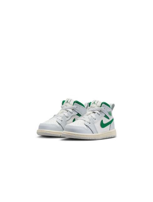 Air Jordan (TD) 1 Mid - Summit White/Pine Green