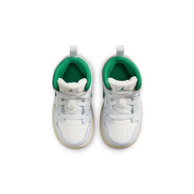 Air Jordan (TD) 1 Mid - Summit White/Pine Green