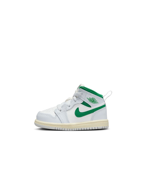 Air Jordan (TD) 1 Mid - Summit White/Pine Green