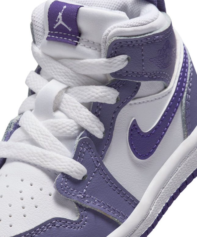Air Jordan (TD) 1 Mid - Dusty Amethyst