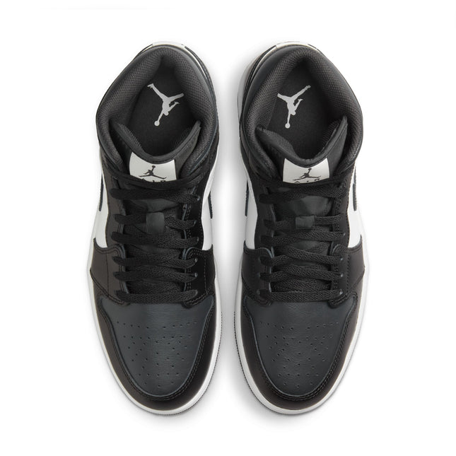 Air Jordan Mens 1 Mid - Black/Off Noir