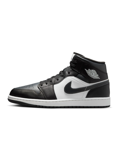 Air Jordan Mens 1 Mid - Black/Off Noir